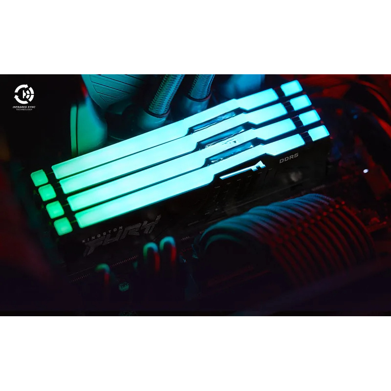 Kingston FURY White RGB 32G(2x - 64Gb Ddr5 6000Mhz Cl30 2X32Gb Desktop recensione e prezzo