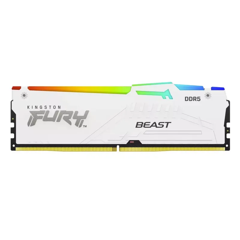 Kingston FURY White RGB 32GB ( - 64Gb Ddr5 6000Mhz Cl30 2X32Gb Desktop recensione e prezzo